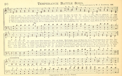 Temperance and Gospel Songs: for the use of Temperance Clubs and Gospel Temperance Meetings page 90