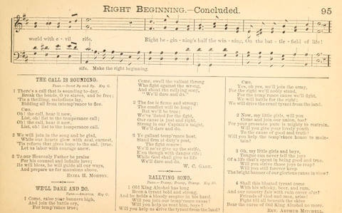 Temperance and Gospel Songs: for the use of Temperance Clubs and Gospel Temperance Meetings page 95