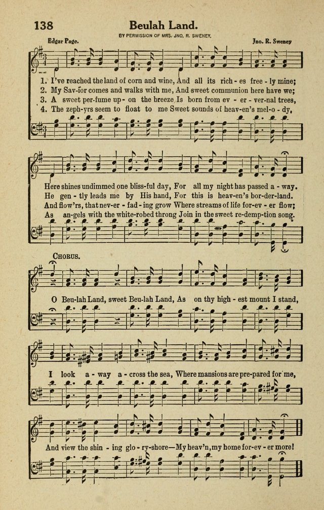 The Tabernacle Hymns page 138