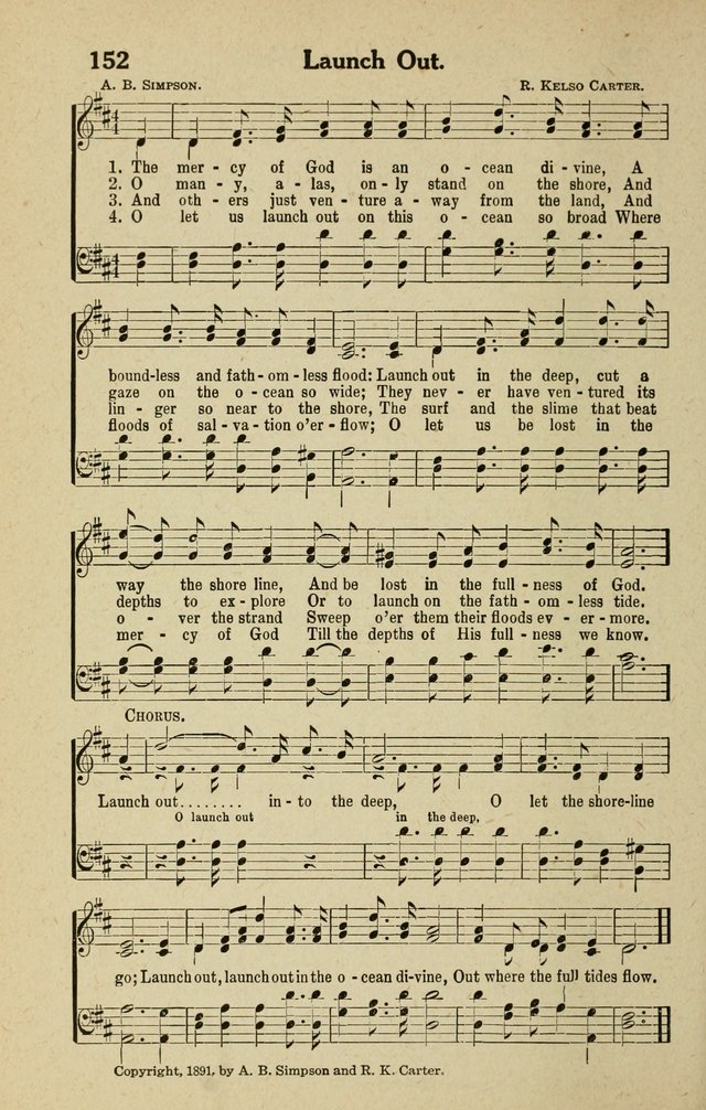 The Tabernacle Hymns page 152