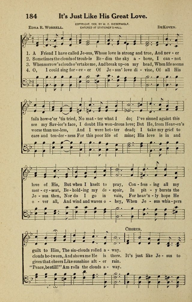 The Tabernacle Hymns page 184