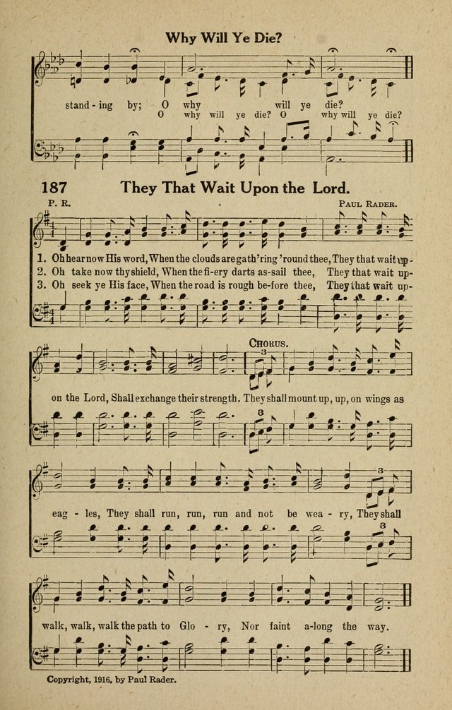 The Tabernacle Hymns page 187