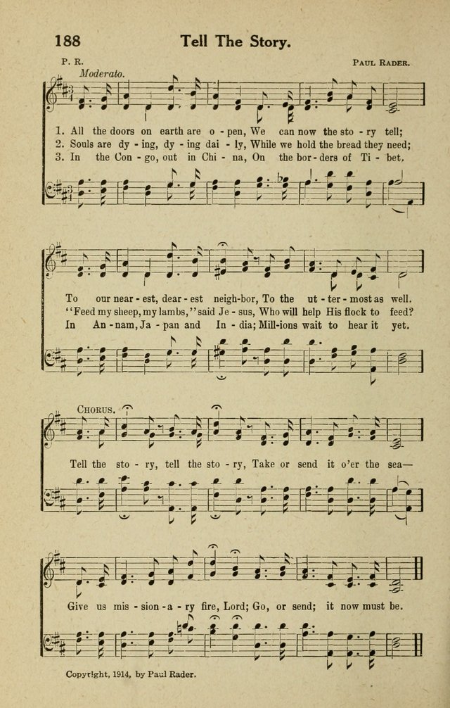 The Tabernacle Hymns page 188