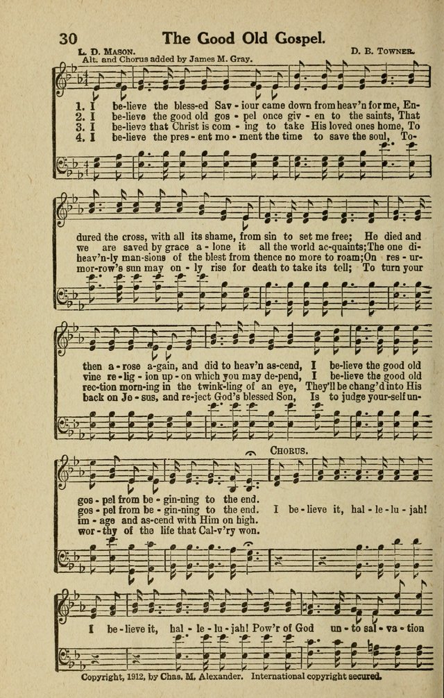 The Tabernacle Hymns page 30