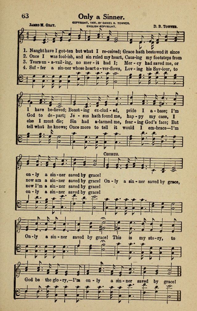 The Tabernacle Hymns page 63