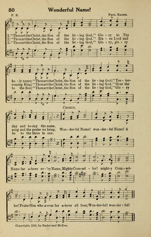 The Tabernacle Hymns page 80