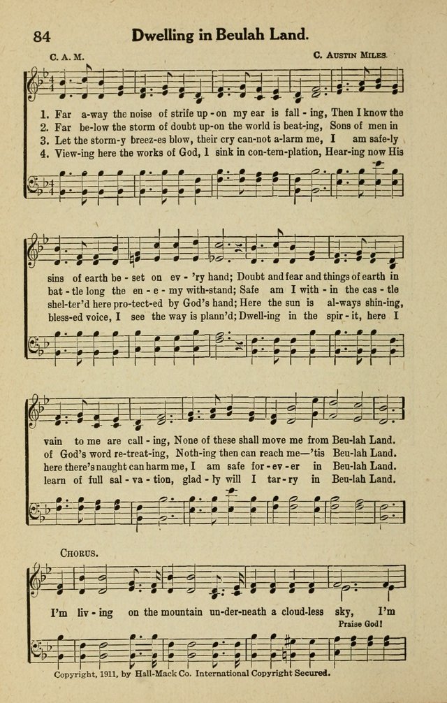 The Tabernacle Hymns page 84