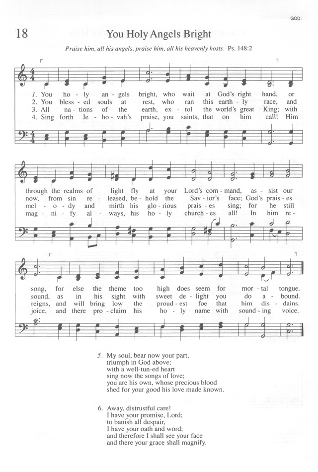 Trinity Hymnal (Rev. ed.) page 18