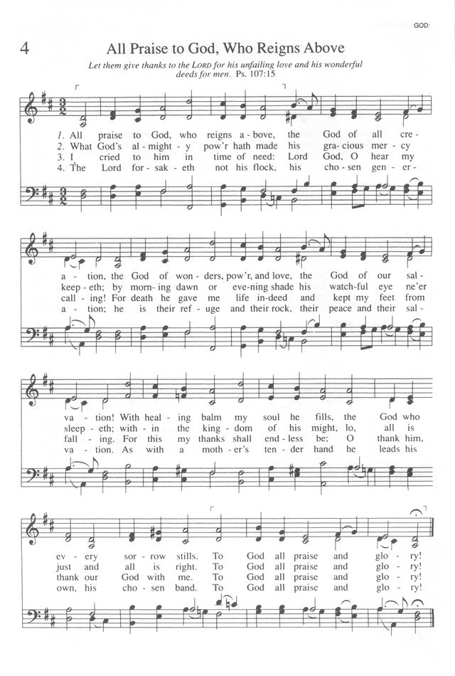 Trinity Hymnal (Rev. ed.) page 4
