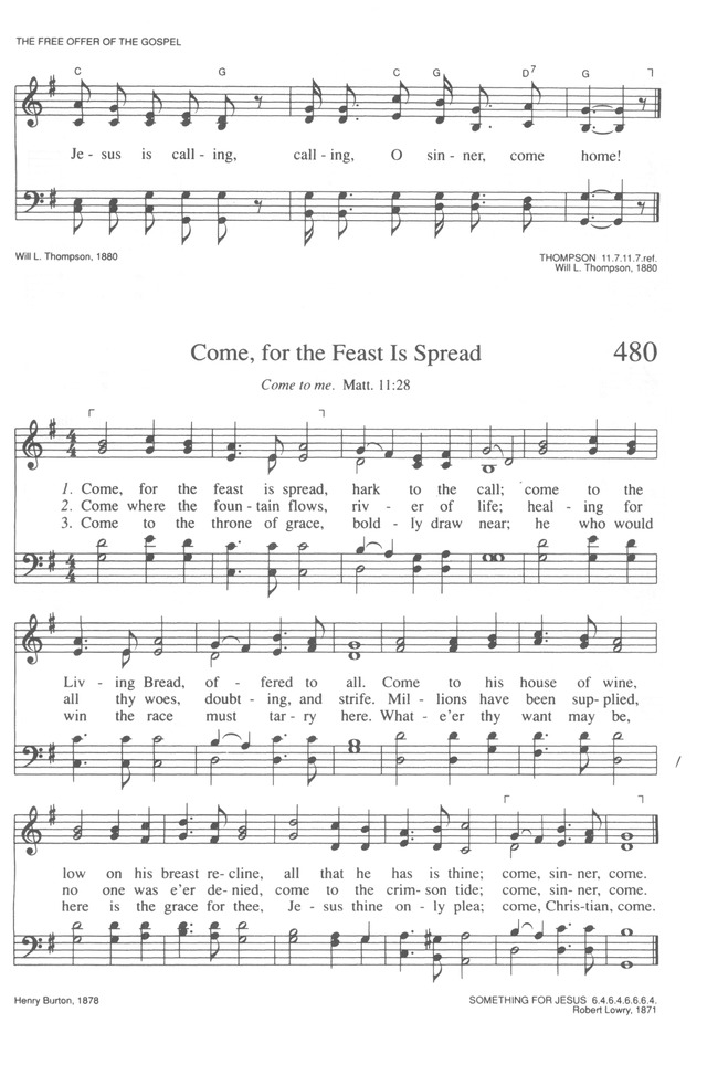 Trinity Hymnal (Rev. ed.) page 501