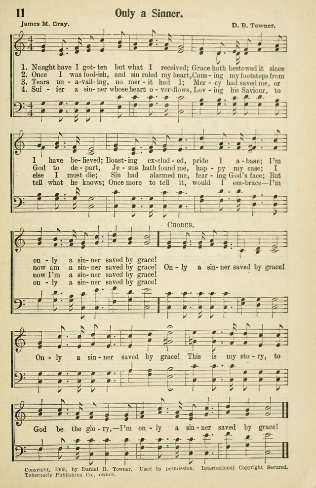 Tabernacle Hymns: No. 2 page 11