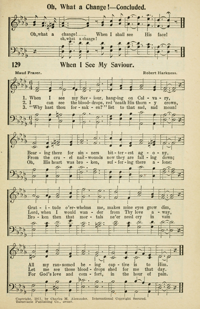 Tabernacle Hymns: No. 2 page 129