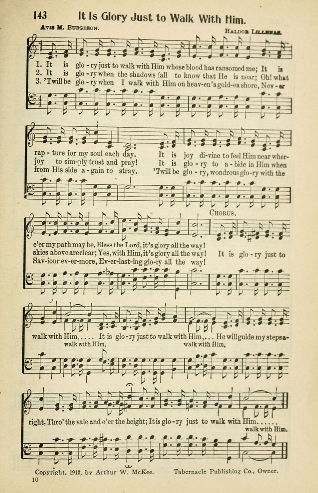 Tabernacle Hymns: No. 2 page 143