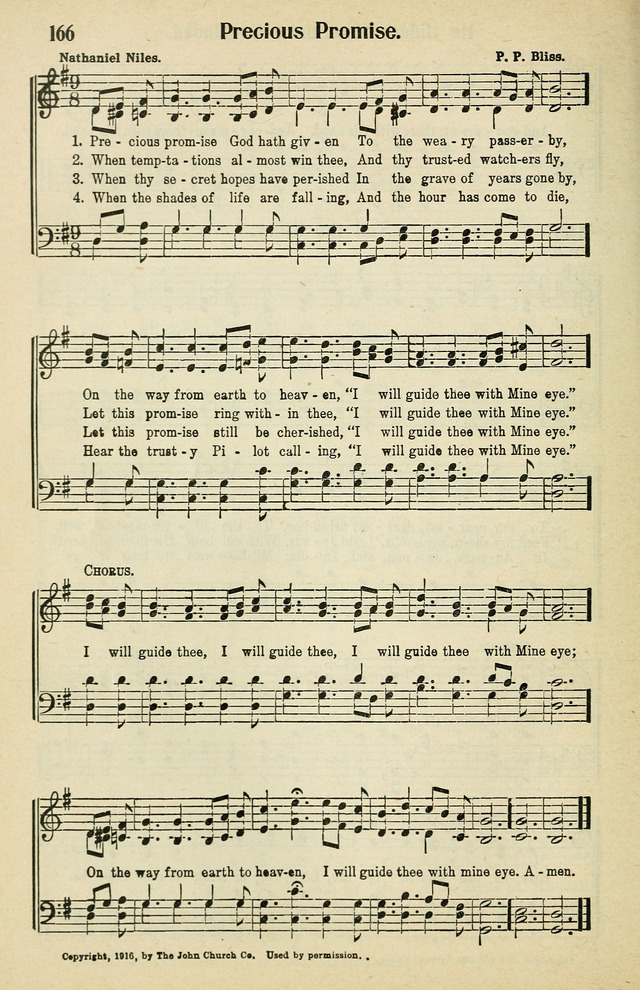 Tabernacle Hymns: No. 2 page 166