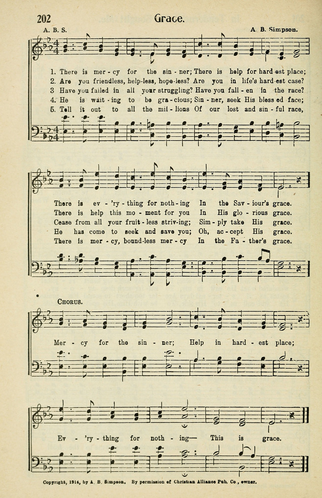 Tabernacle Hymns: No. 2 page 202