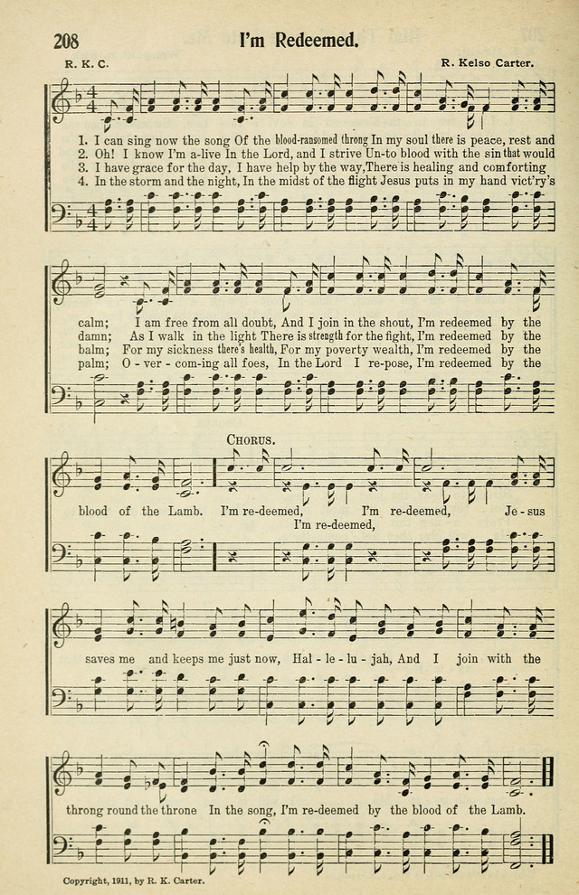 Tabernacle Hymns: No. 2 page 208