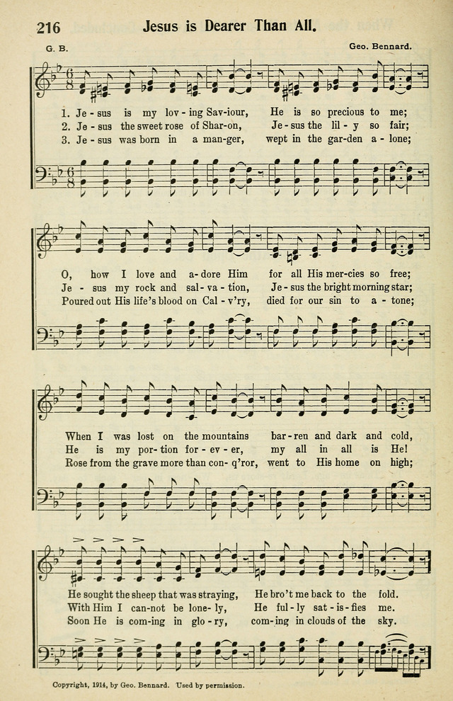 Tabernacle Hymns: No. 2 page 218
