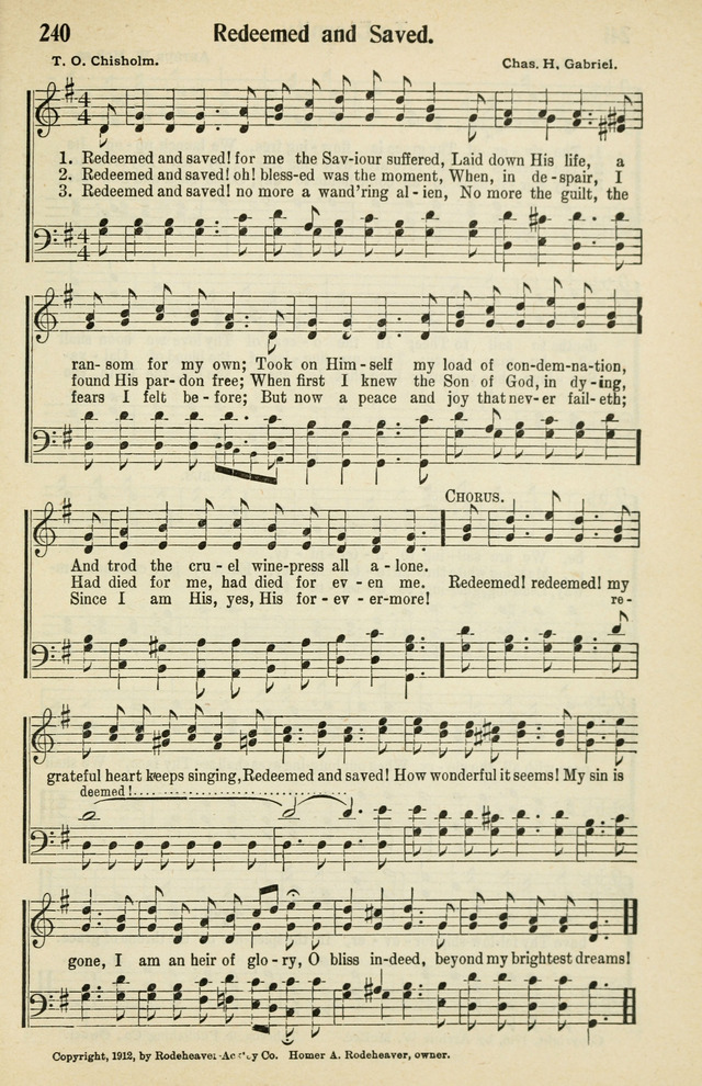 Tabernacle Hymns: No. 2 page 245