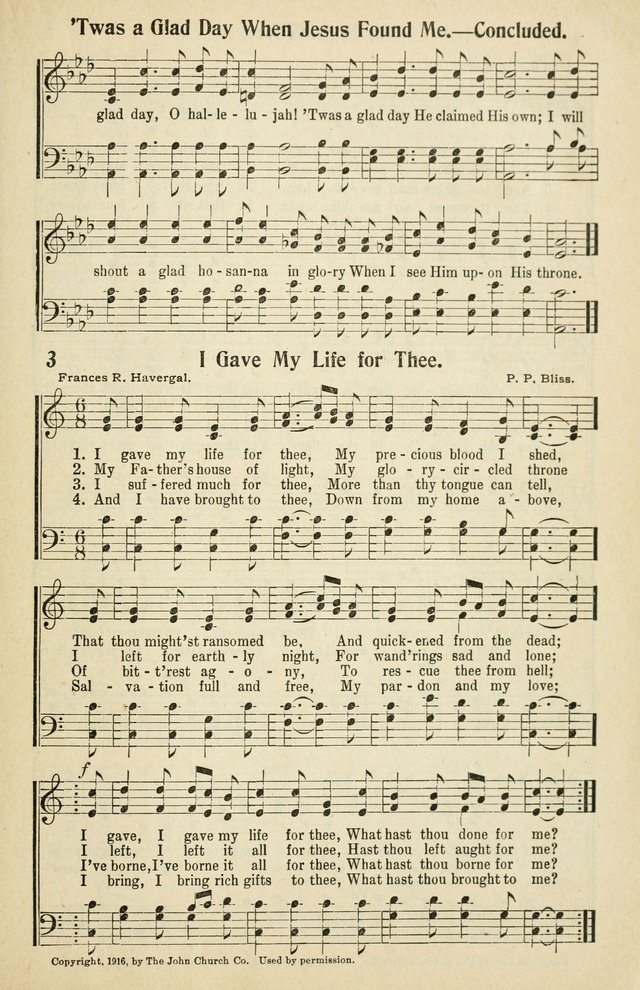 Tabernacle Hymns: No. 2 page 3