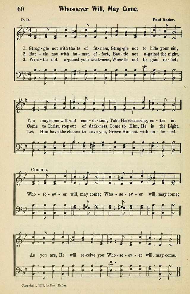 Tabernacle Hymns: No. 2 page 60