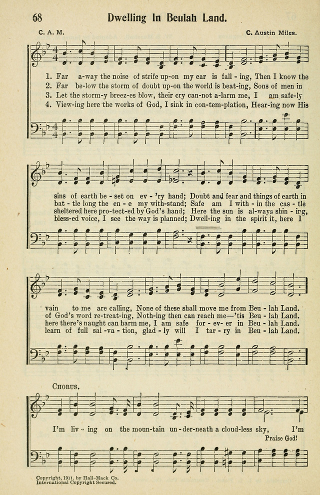 Tabernacle Hymns: No. 2 page 68