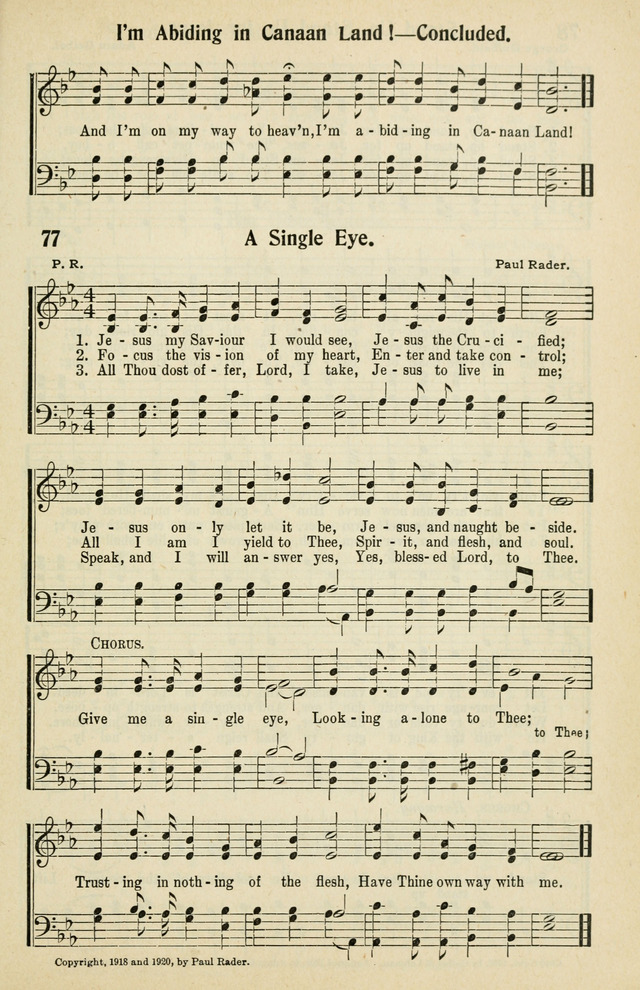 Tabernacle Hymns: No. 2 page 77