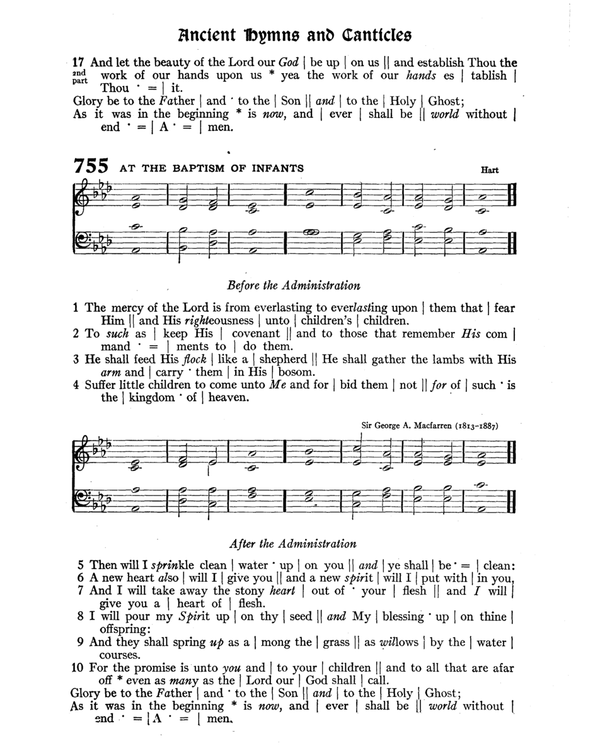 The Hymnal : published in 1895 and revised in 1911 by authority of the General Assembly of the Presbyterian Church in the United States of America : with the supplement of 1917 page 1007