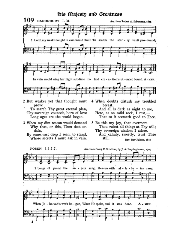 The Hymnal : published in 1895 and revised in 1911 by authority of the General Assembly of the Presbyterian Church in the United States of America : with the supplement of 1917 page 156