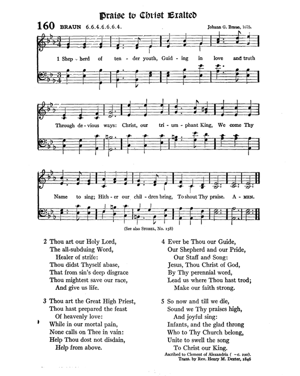 The Hymnal : published in 1895 and revised in 1911 by authority of the General Assembly of the Presbyterian Church in the United States of America : with the supplement of 1917 page 223