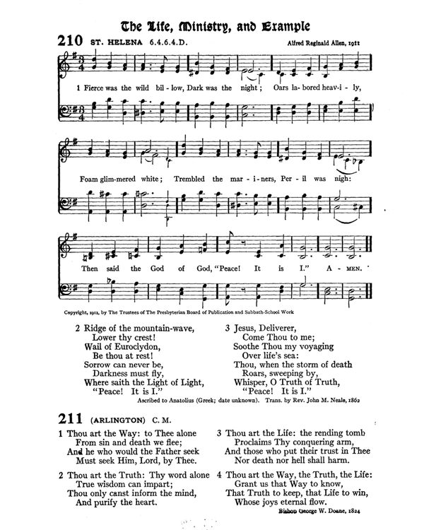 The Hymnal : published in 1895 and revised in 1911 by authority of the General Assembly of the Presbyterian Church in the United States of America : with the supplement of 1917 page 292