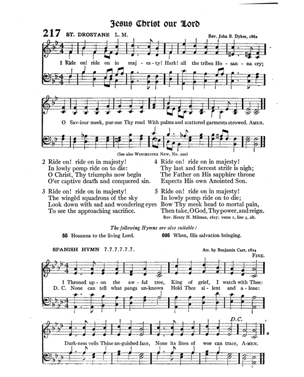 The Hymnal : published in 1895 and revised in 1911 by authority of the General Assembly of the Presbyterian Church in the United States of America : with the supplement of 1917 page 299