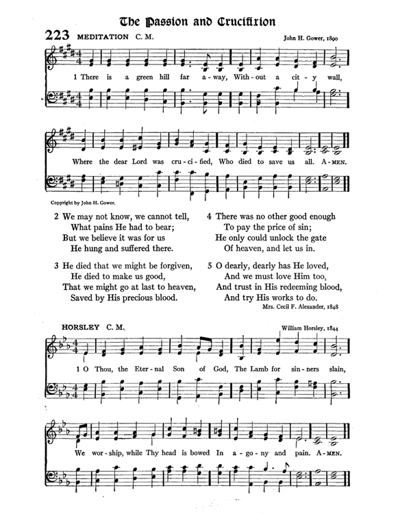 The Hymnal : published in 1895 and revised in 1911 by authority of the General Assembly of the Presbyterian Church in the United States of America : with the supplement of 1917 page 308