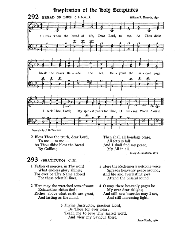 The Hymnal : published in 1895 and revised in 1911 by authority of the General Assembly of the Presbyterian Church in the United States of America : with the supplement of 1917 page 397