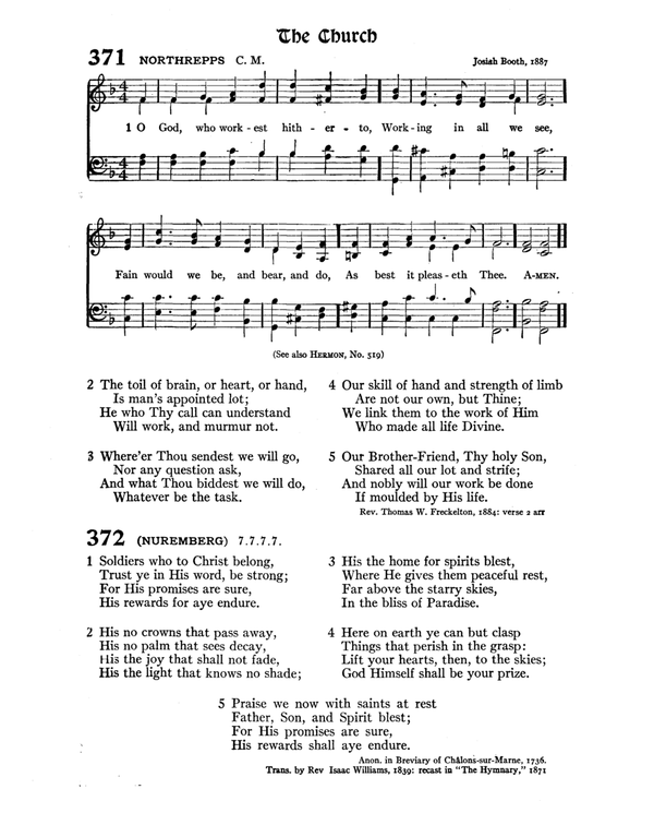 The Hymnal : published in 1895 and revised in 1911 by authority of the General Assembly of the Presbyterian Church in the United States of America : with the supplement of 1917 page 497