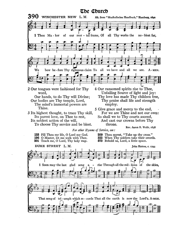 The Hymnal : published in 1895 and revised in 1911 by authority of the General Assembly of the Presbyterian Church in the United States of America : with the supplement of 1917 page 522