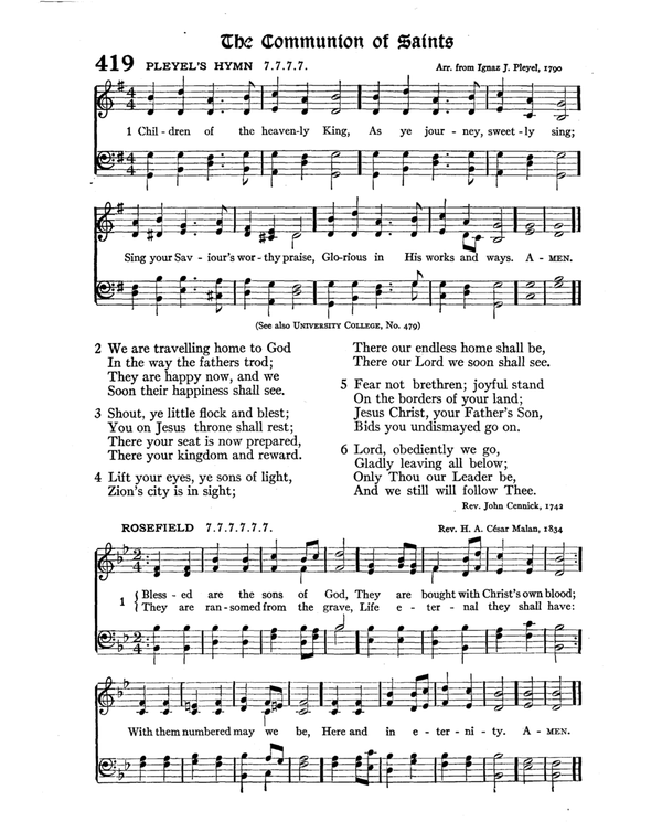 The Hymnal : published in 1895 and revised in 1911 by authority of the General Assembly of the Presbyterian Church in the United States of America : with the supplement of 1917 page 557