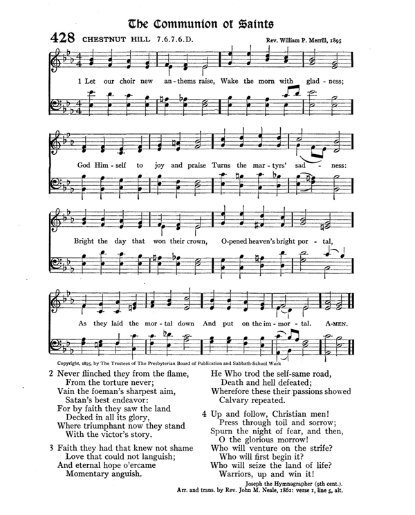 The Hymnal : published in 1895 and revised in 1911 by authority of the General Assembly of the Presbyterian Church in the United States of America : with the supplement of 1917 page 567