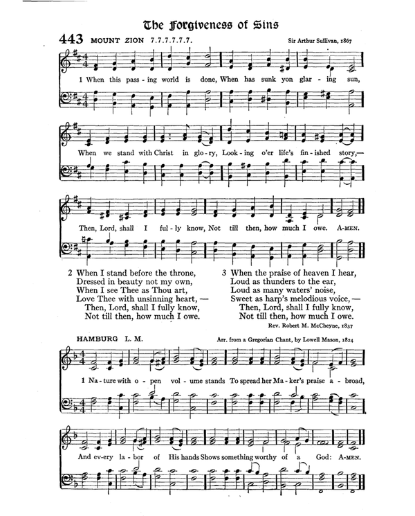 The Hymnal : published in 1895 and revised in 1911 by authority of the General Assembly of the Presbyterian Church in the United States of America : with the supplement of 1917 page 586