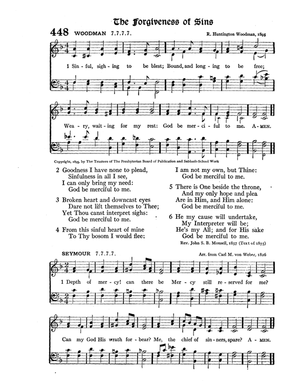 The Hymnal : published in 1895 and revised in 1911 by authority of the General Assembly of the Presbyterian Church in the United States of America : with the supplement of 1917 page 594