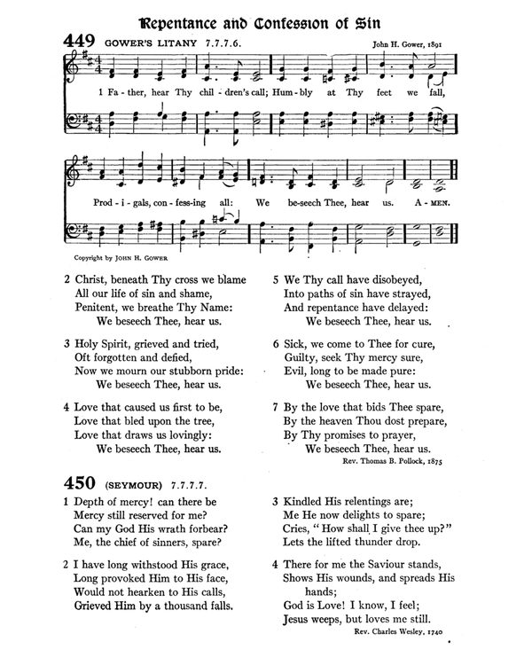 The Hymnal : published in 1895 and revised in 1911 by authority of the General Assembly of the Presbyterian Church in the United States of America : with the supplement of 1917 page 595