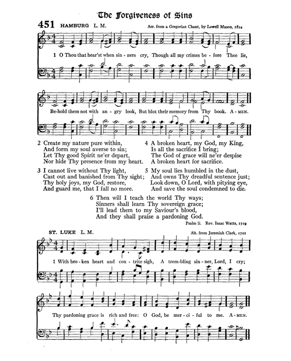 The Hymnal : published in 1895 and revised in 1911 by authority of the General Assembly of the Presbyterian Church in the United States of America : with the supplement of 1917 page 597