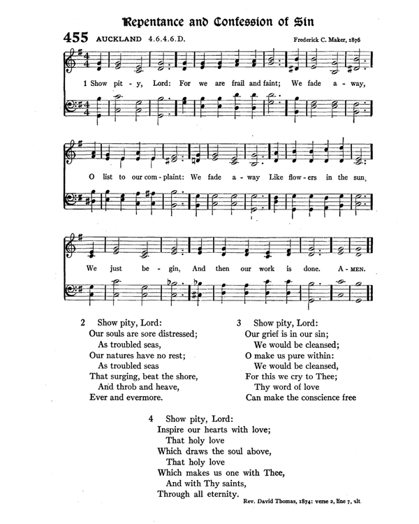 The Hymnal : published in 1895 and revised in 1911 by authority of the General Assembly of the Presbyterian Church in the United States of America : with the supplement of 1917 page 602