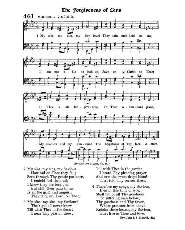 The Hymnal : published in 1895 and revised in 1911 by authority of the General Assembly of the Presbyterian Church in the United States of America : with the supplement of 1917 page 609