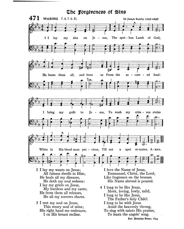 The Hymnal : published in 1895 and revised in 1911 by authority of the General Assembly of the Presbyterian Church in the United States of America : with the supplement of 1917 page 622