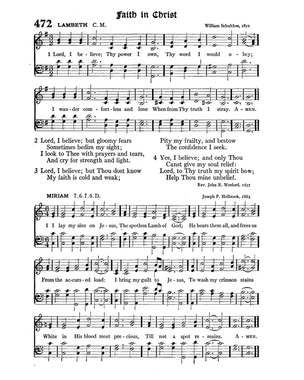The Hymnal : published in 1895 and revised in 1911 by authority of the General Assembly of the Presbyterian Church in the United States of America : with the supplement of 1917 page 624