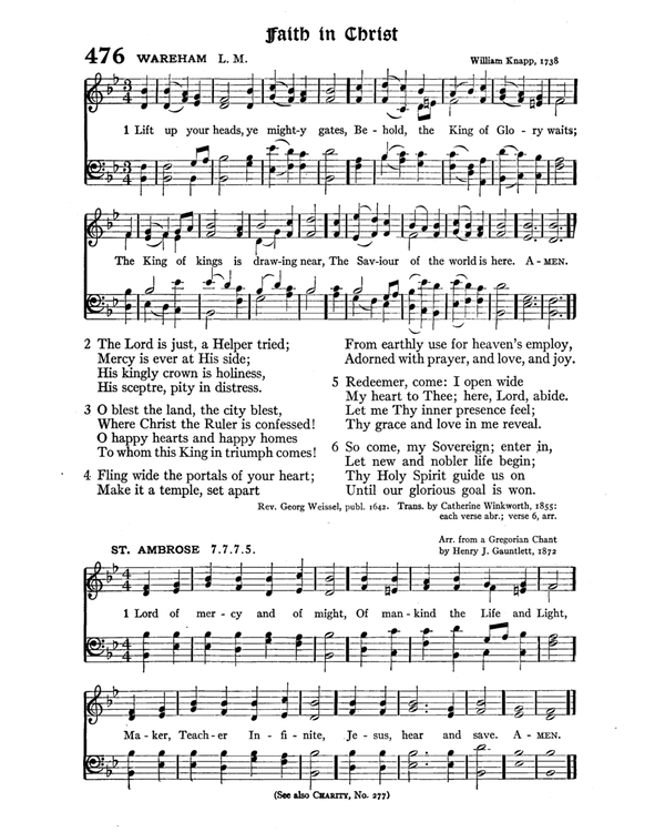 The Hymnal : published in 1895 and revised in 1911 by authority of the General Assembly of the Presbyterian Church in the United States of America : with the supplement of 1917 page 630