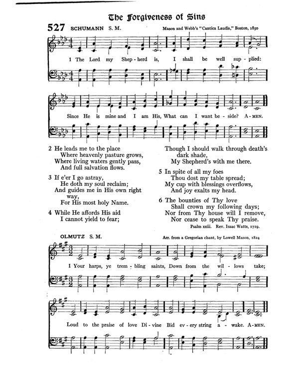 The Hymnal : published in 1895 and revised in 1911 by authority of the General Assembly of the Presbyterian Church in the United States of America : with the supplement of 1917 page 695
