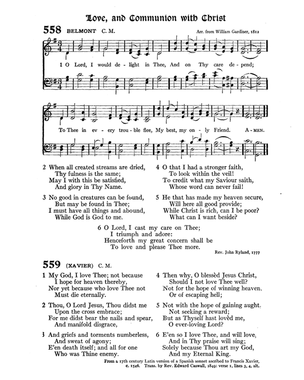 The Hymnal : published in 1895 and revised in 1911 by authority of the General Assembly of the Presbyterian Church in the United States of America : with the supplement of 1917 page 734