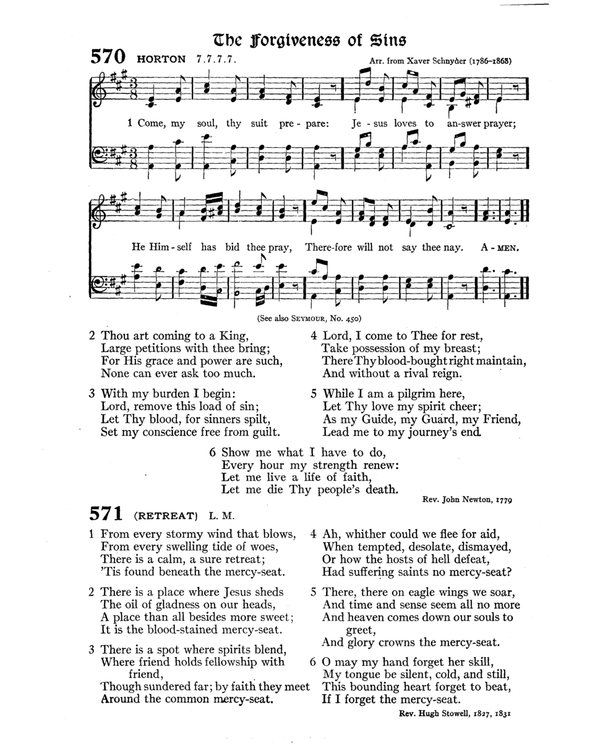 The Hymnal : published in 1895 and revised in 1911 by authority of the General Assembly of the Presbyterian Church in the United States of America : with the supplement of 1917 page 751