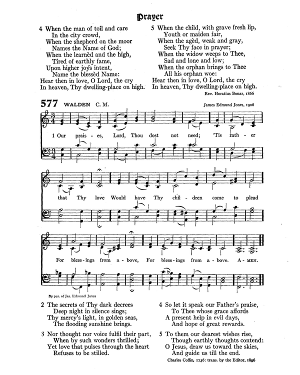 The Hymnal : published in 1895 and revised in 1911 by authority of the General Assembly of the Presbyterian Church in the United States of America : with the supplement of 1917 page 760